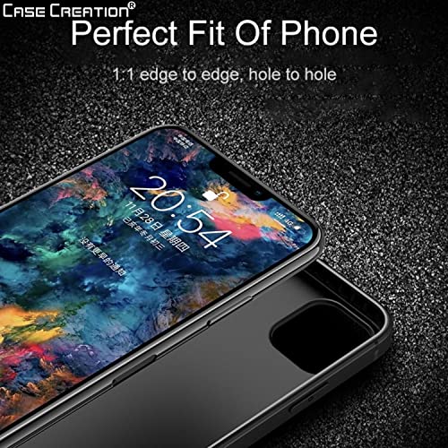 Image of Case Creation Compatible with Oneplus 7T Pro 2021 Back case, Oneplus 7T Pro Slim Flexible Smart Look case with 360 Camera All Angle Protection (Pure Black)