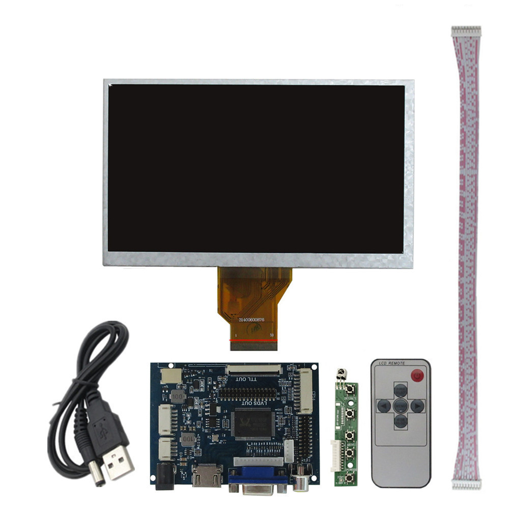Amazon.co.jp: 7インチ800*480 16:9汎用液晶ディスプレイポータブルDIY