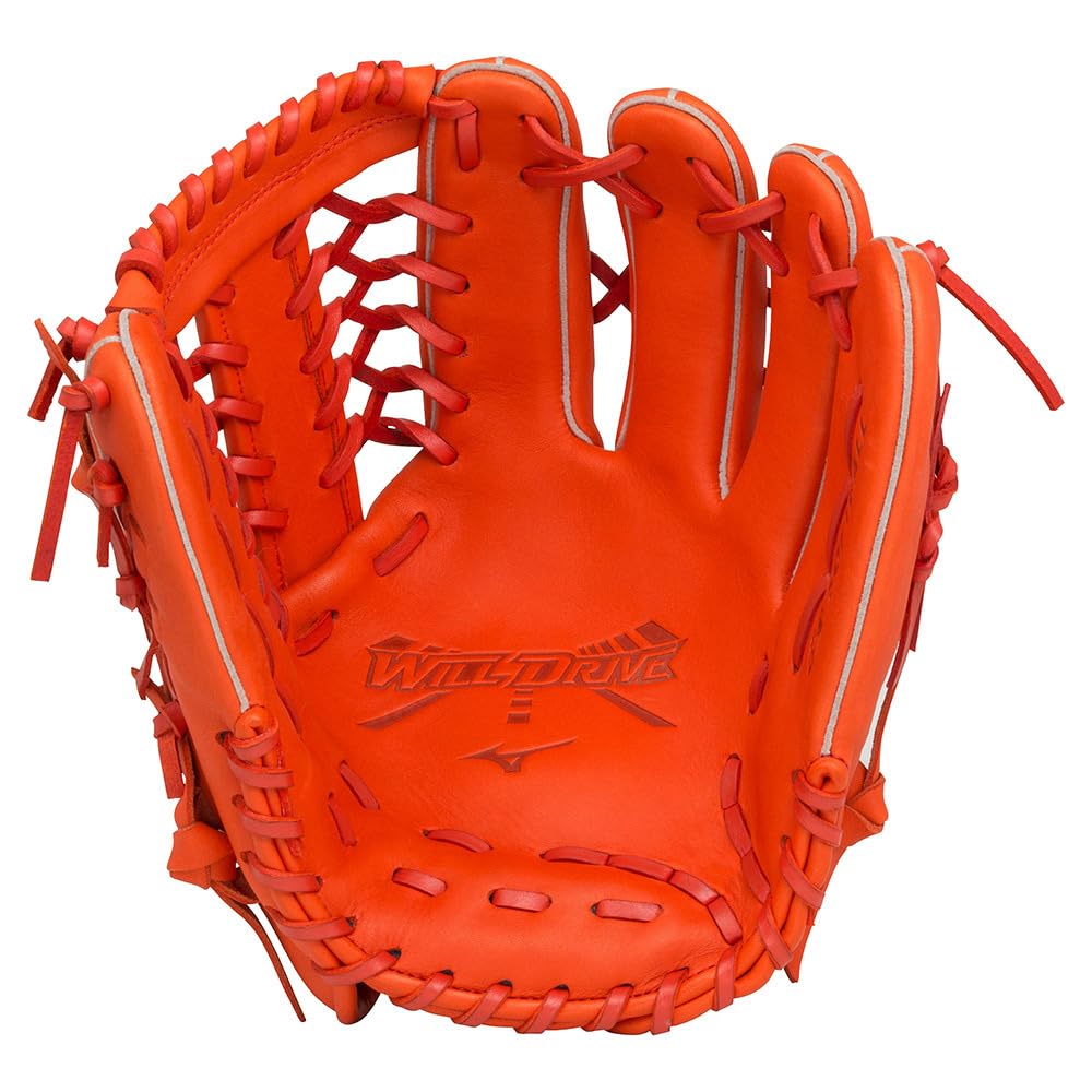 ミズノ（MIZUNO）/ソフトボールグラブ ソフトボール用　WILLDRIVE RED【外野手向け：サイズ14】 Amazon | ミズノ MIZUNO ソフトボール用ウィルドライブ レッド (外野手
