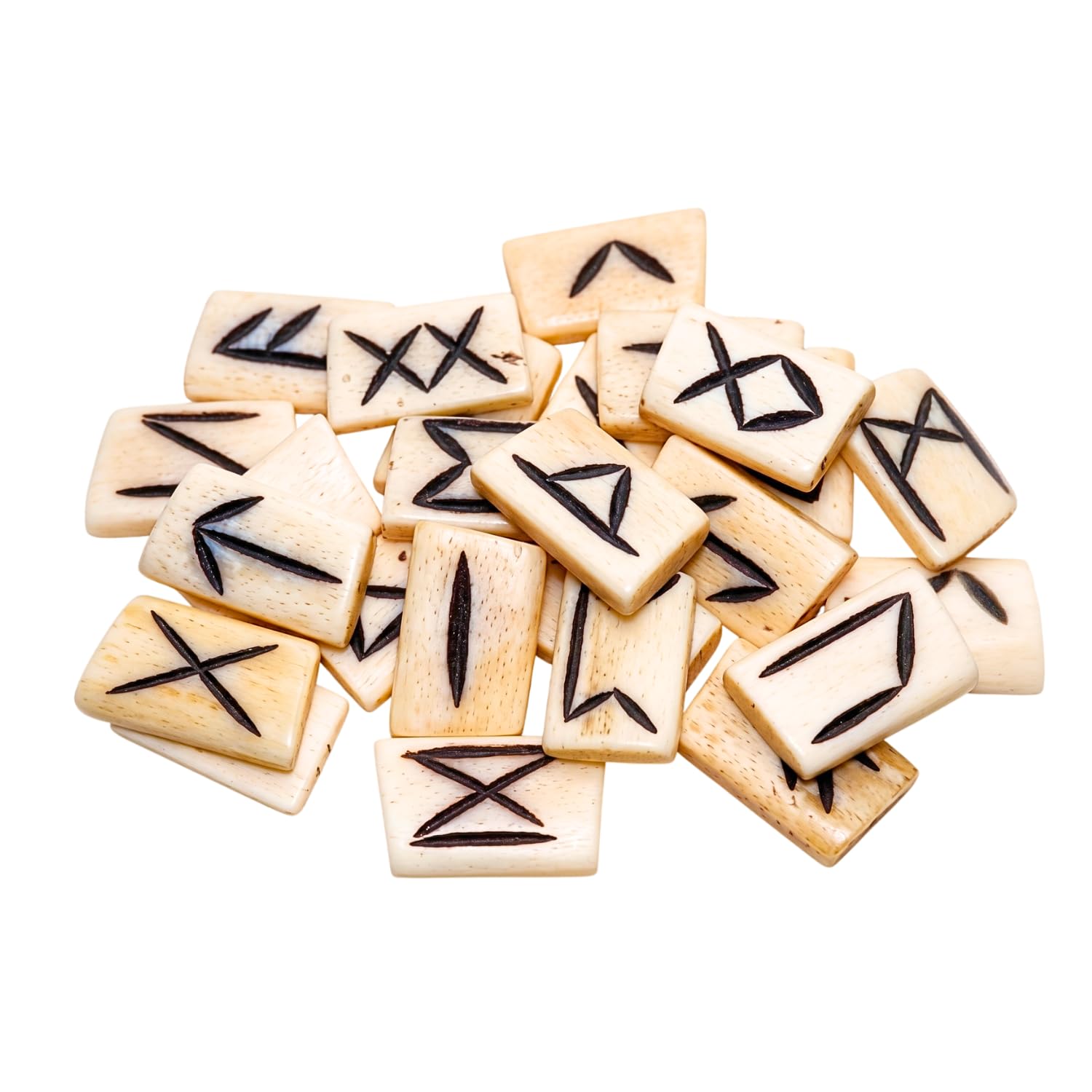Amazon.com: Azure Green RRBON Bone Rune Set : Health & Household