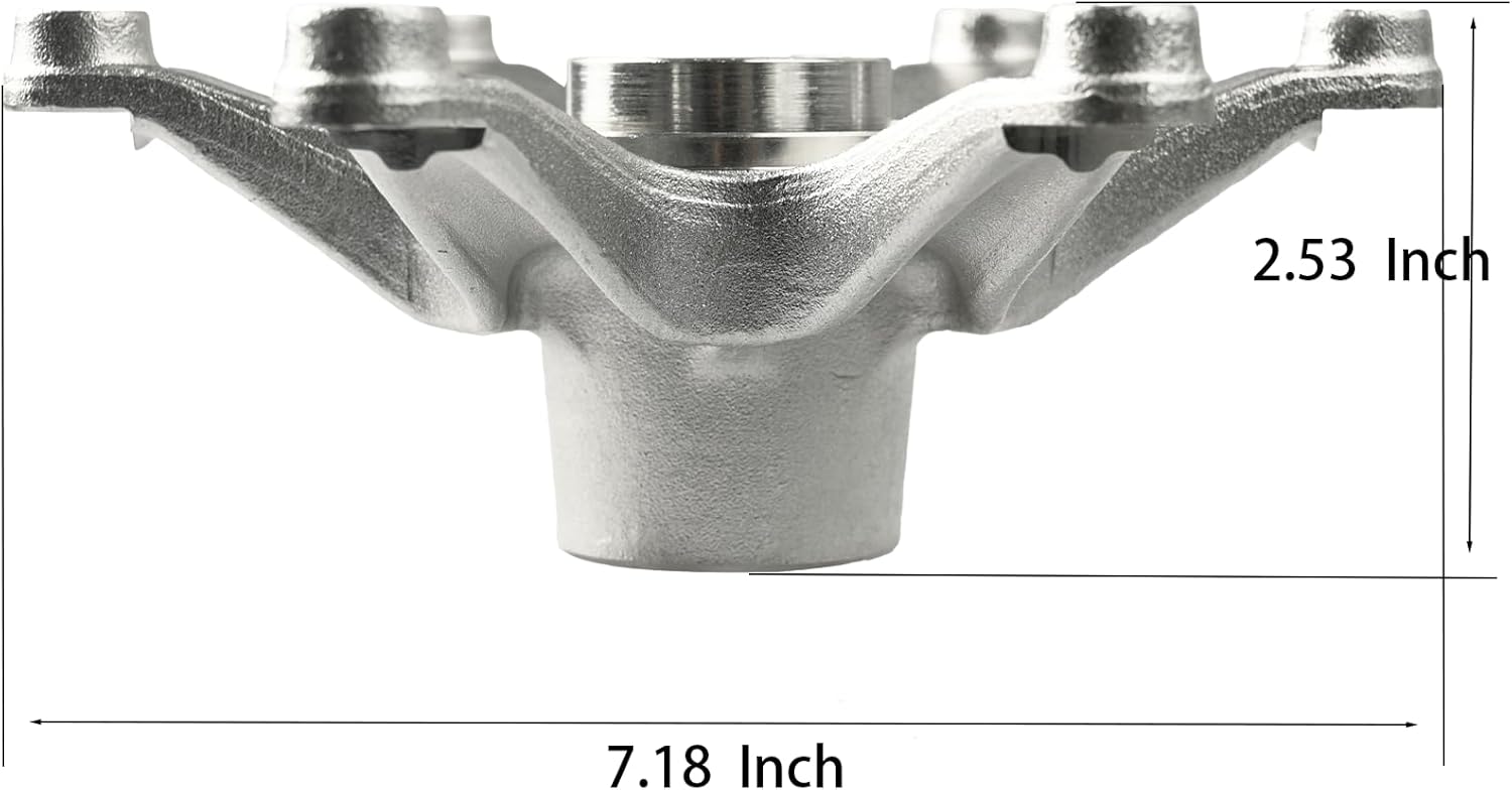 Rear Wheel Axle Sprocket Hub Compatible with Yamaha Banshee 350 89-06 Blaster 200 88-06 for YTZ250N 1985 YTZ250S 1986 Replace Parts 2XJ-25386-00-00 Metal Motorbike Accessories