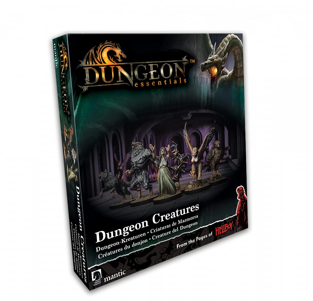 Mantic Games MGTC141 Creatures-Dungeon Essentials, Grey