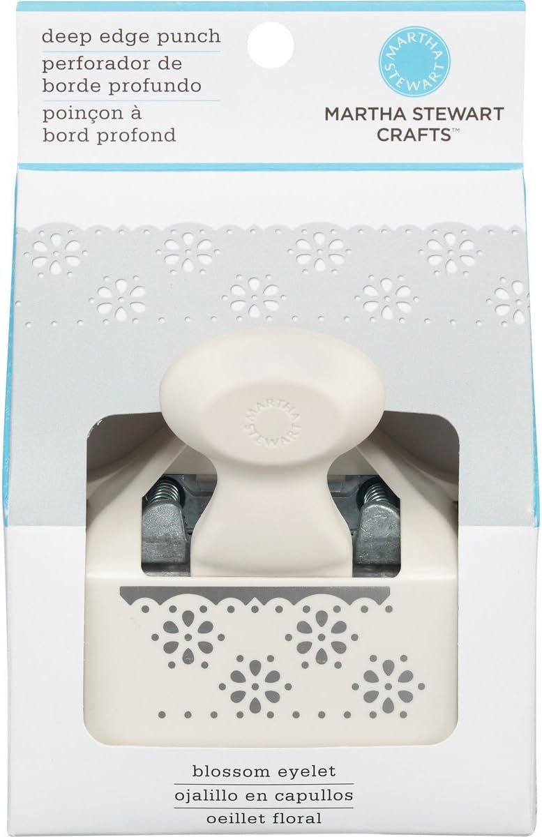 Martha Stewart Crafts Deep Edge Punch, Blossom Eyelet