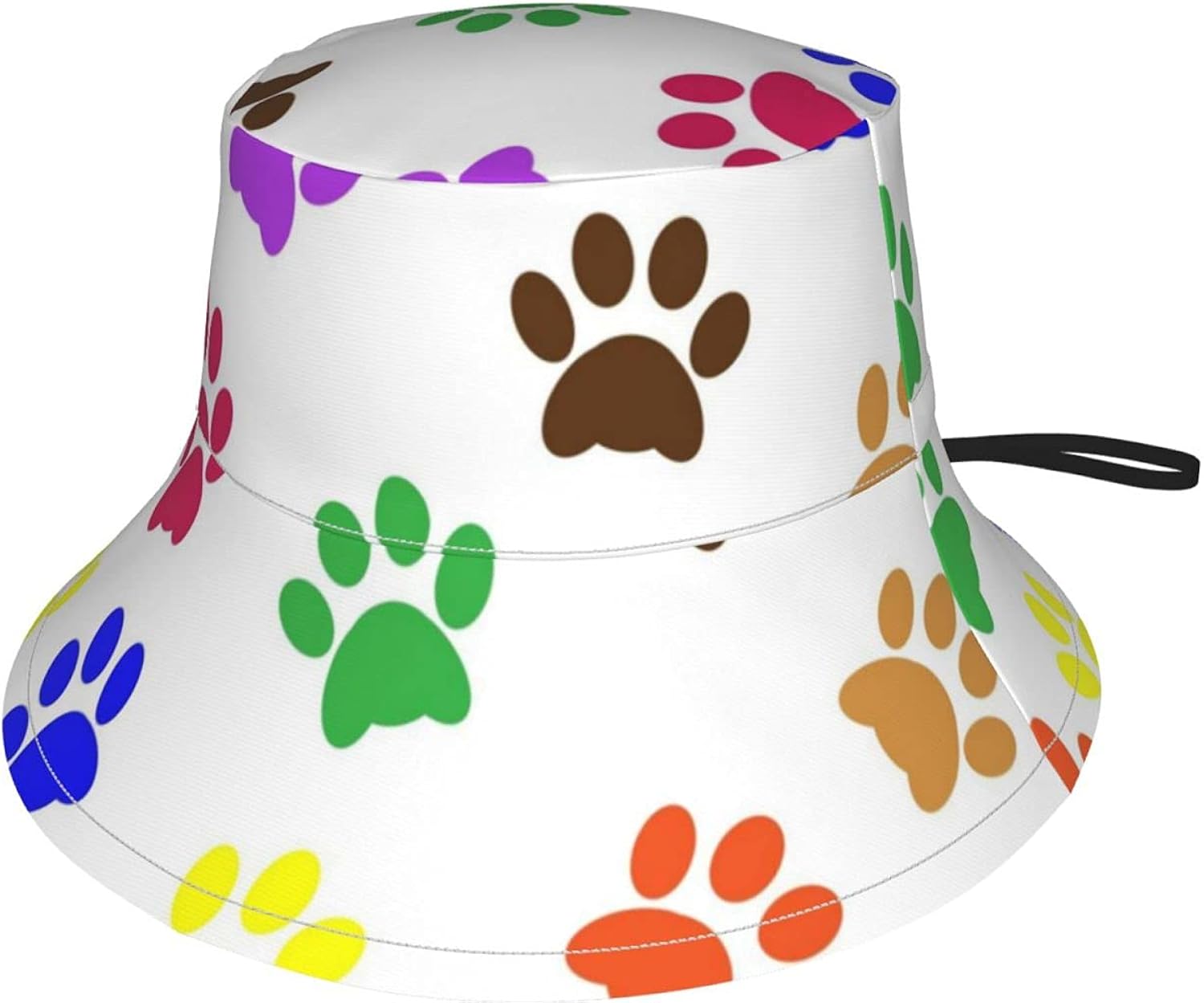 Paw Print Dog Or Cat Bucket Hat Summer Kids Beach Hats Wide Brim