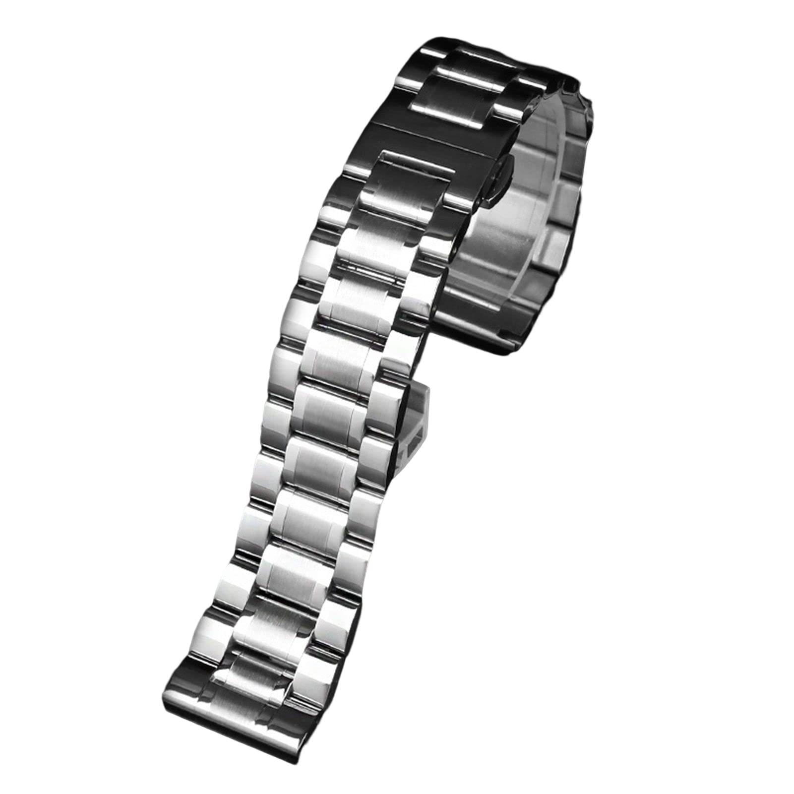 Bracelet montre acier inoxydable 24mm pour Casio PRG-600YB argent