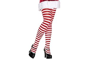 Red and White Striped Tights: The Perfect Accessory for a Festive Christmas Outfit