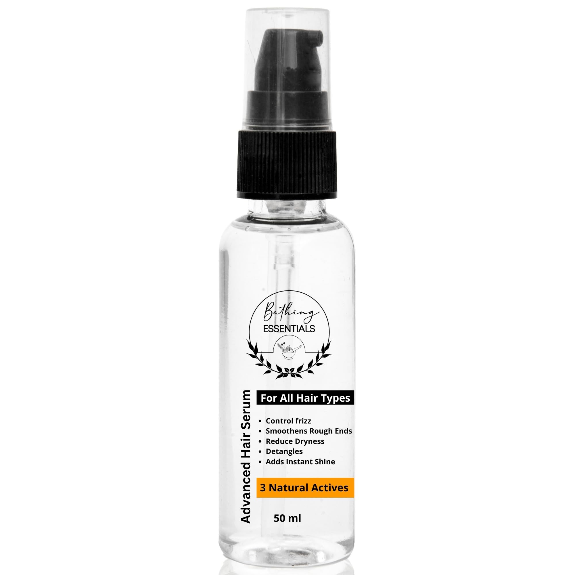 Bathing Essentials Advanced Hair Serum & Aloevera Gel Combo - For Women & Men | Serum for Hair Shining, Detangle, Split Ends Treatment, Frizz Control and Hair Smoothness | Serum 50 ml | Aloe Vera Gel 150 gm-image-21