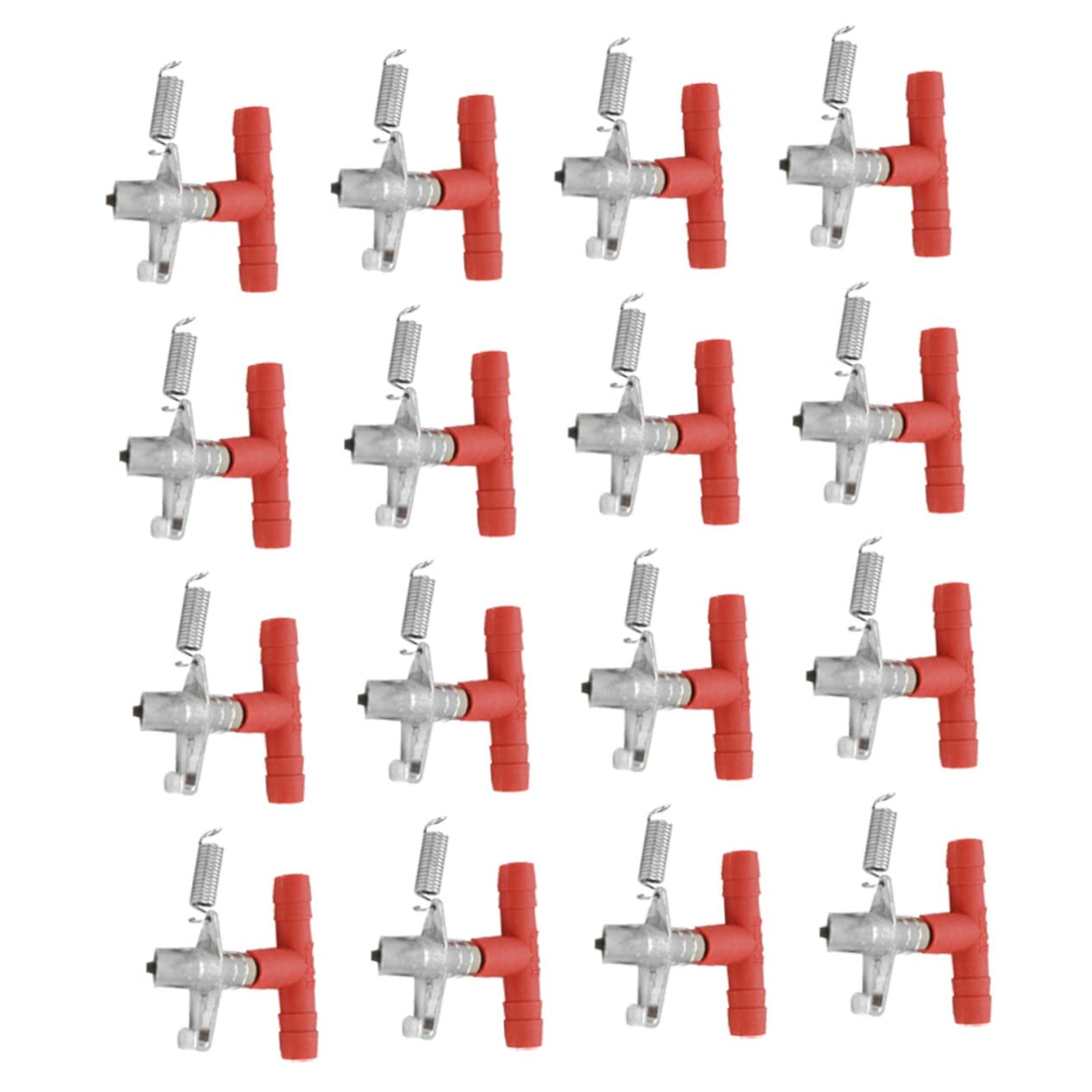 POPETPOP 20Pcs Rabbit Water Feeder Dispenser Automatic Drinker for Pet Bunnies Durable Leakproof Design Easy to Install for Rabbit Cages and Feeding Tools