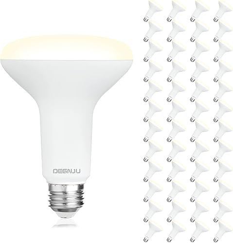Miniatura 11 de Paquete de 12 bombillas LED empotradas BR30, bombillas de inundación regulables para interiores, CRI80 7 W, equivalente a 65 W, 2700 K, blanco