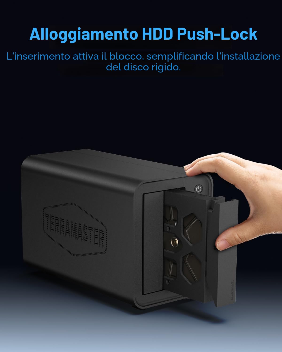 TERRAMASTER F2-425 2-Bay NAS Storage -Intel x86 Quad-Core CPU, 4GB RAM, 2.5GbE LAN, Network Attached Storage Multimedia Server per Utenti Domestici (Diskless)