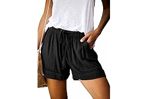 Womens Drawstring Shorts: Summer Casual Lightweight, Perfect for Summer Style