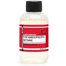 Cocamidopropyl Betaine Surfactant CAPB 4 fl oz, Cosmetic Grade Amphoteric Co-Surfactant, Coconut-Derived Foam Booster, Viscosity Builder & Irritation Reducer for Shampoo, Body Wash