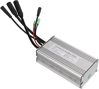 Motor Brushless Controller, Electric Bicycle 36V/48V 22A Waterproof Sine Wave 9mos Motor Controller with Light Line, Aluminum Alloy Heat Dissipation Sensitive Controller for 500W Motor E-Bike