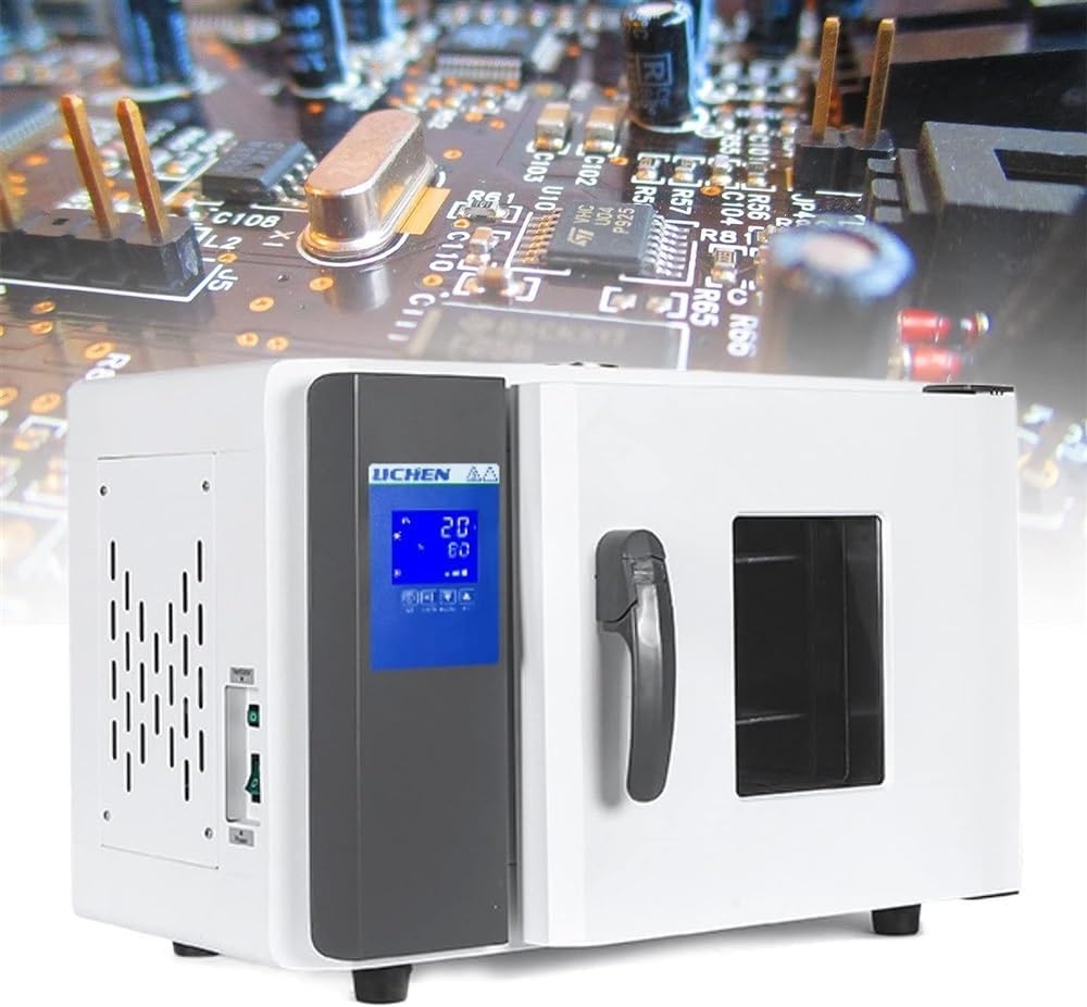 Forno a convezione digitale con controllo costante della temperatura per l'essiccazione di componenti elettronici e semi