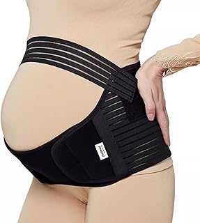 ZiaWorld 4 in 1 Pregnancy Support Belt Maternity Belt Lightweight Abdominal Binder Pregnancy Belt Belly Bands for Pregnant...