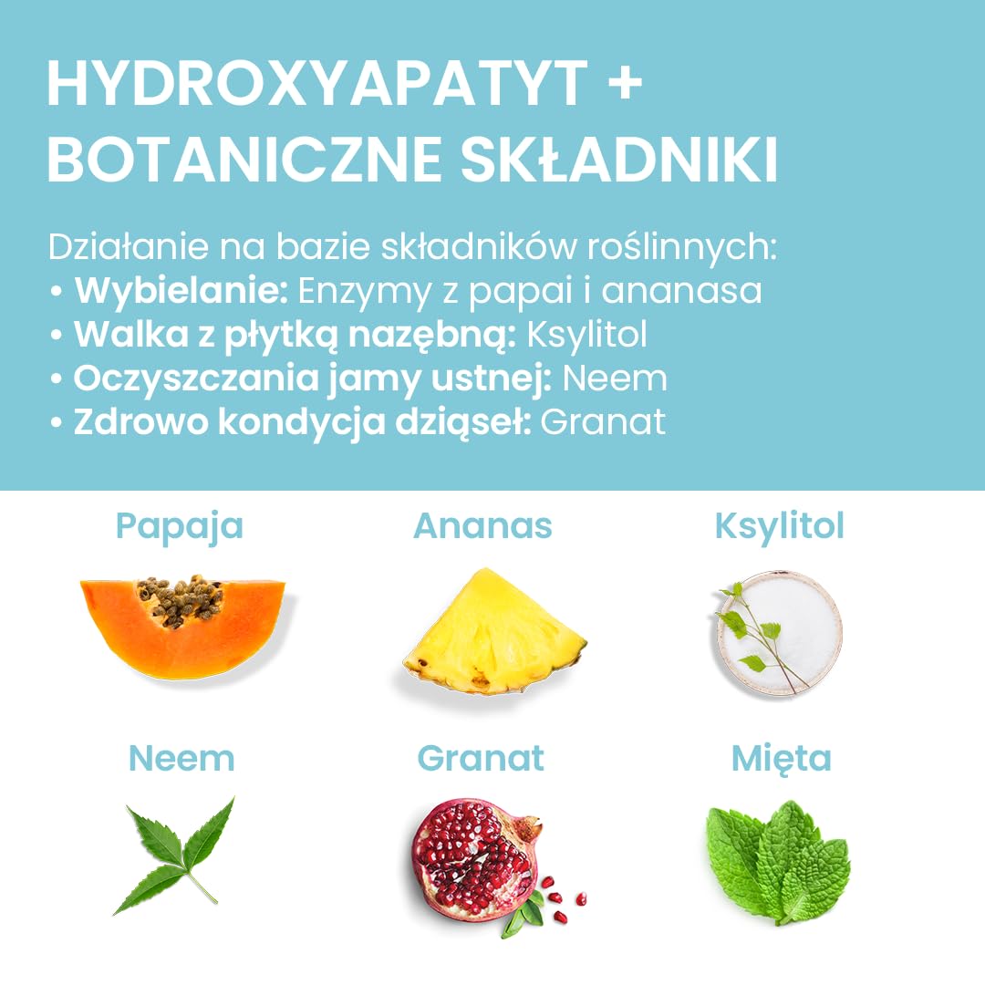 Himalaya Botanique Wybielająca hydroksyapatytowa pasta do zębów 113g