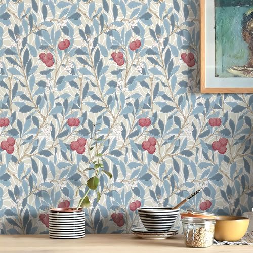 Walanz 17"x196" Peel and Stick Wallpaper for Renter Friendly, Removable