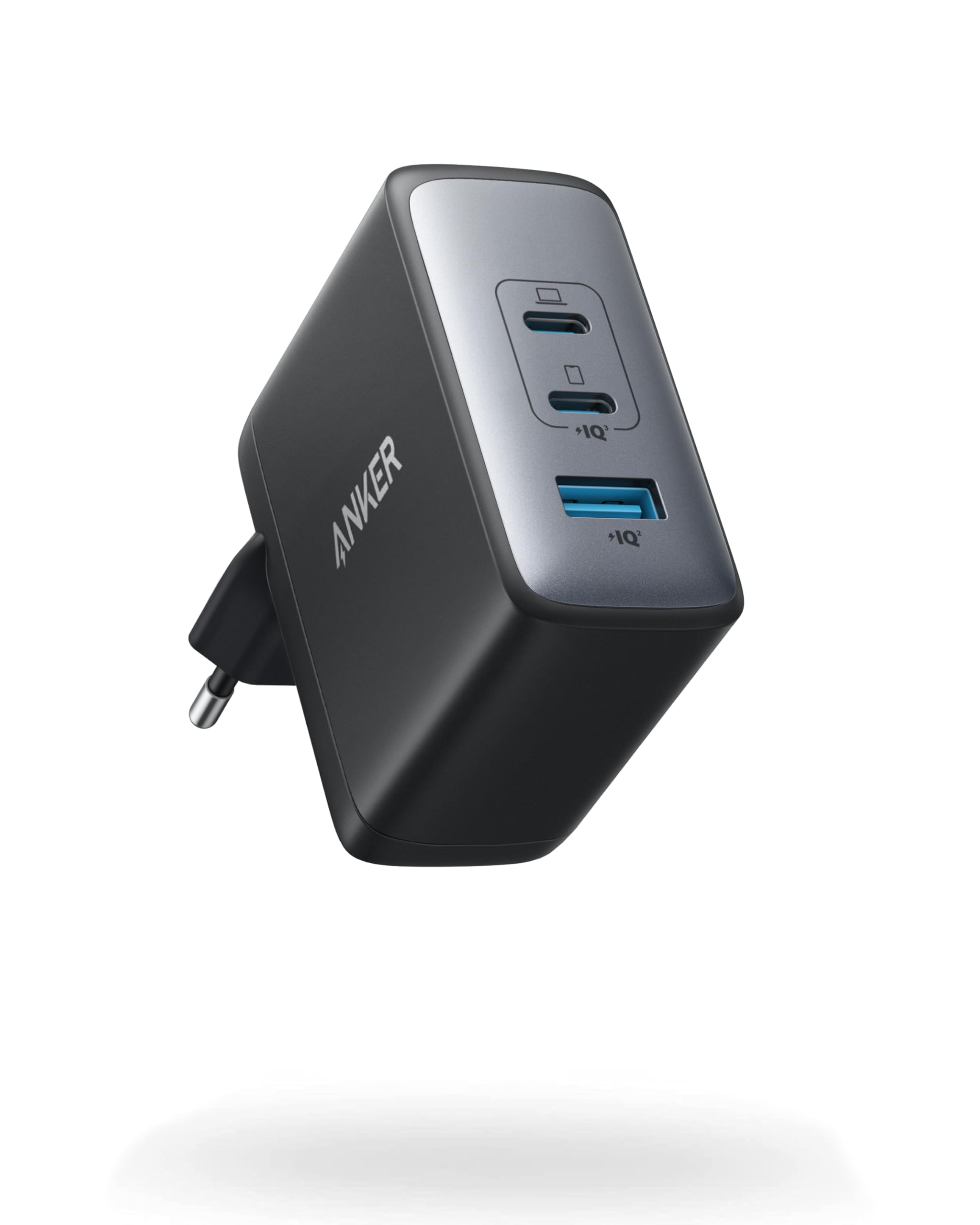 Anker Caricatore USB C 736 Charger, caricatore USB C da 100 W (Nano II 100 W), 3 porte, adatto per MacBook Pro/Air, Google Pixelbook, ThinkPad, Dell XPS, iPad Pro, Galaxy S22/S20, iPhone 15/Pro
