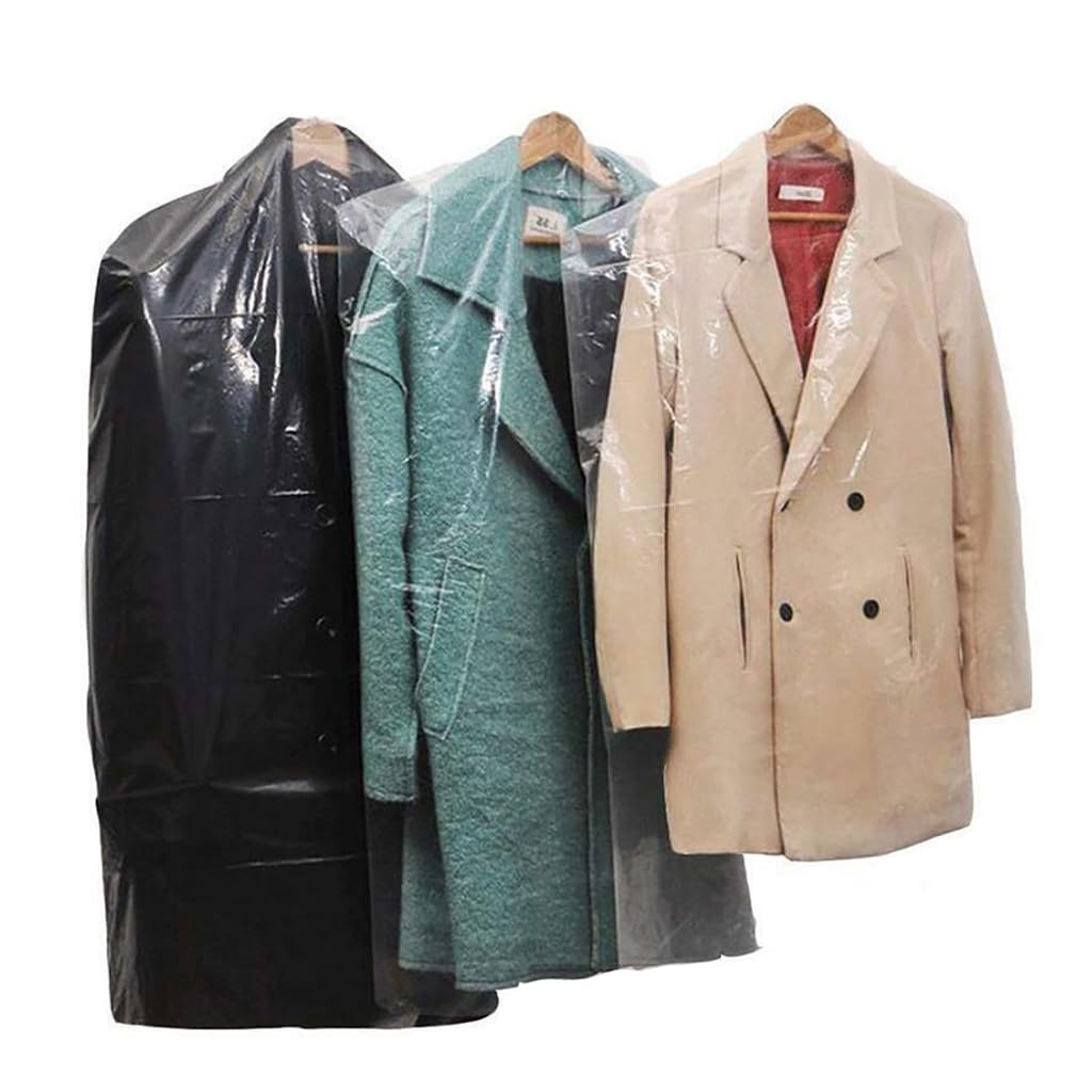 Polythene Clothes Covers Suit Dress Garment Bags Covers PREMIUM (1, 60X90)