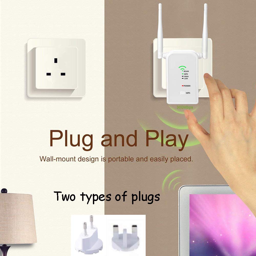 RIPETITORE WIRELESS FACILE Configurazione 4 Antenne Amplificatore WiFi - Foto 4