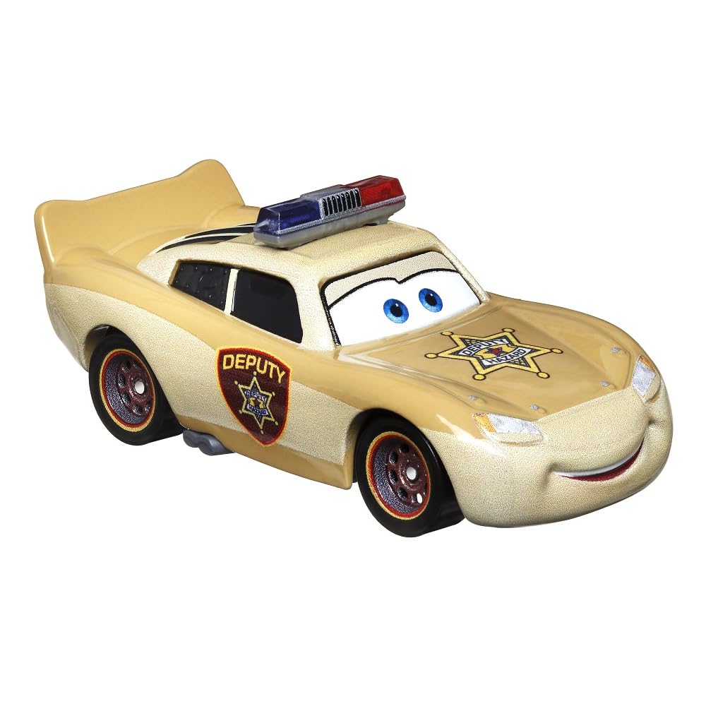 Mattel Selección Vehículos Racing Style | Disney Cars | Die Cast 1:55 Coche, DXV29N Cars 3 Single:Lightning Deputy — view 3