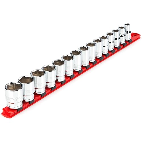 TEKTON 1/2 Inch Drive 6-Point Socket Set, 15-Piece (10-24 mm) | SHD92102