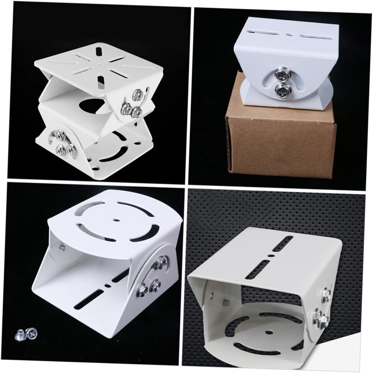 Veemoon 2pcs Wall Mount Bracket for Security Multi-Angle Monitoring Easy Installation for Indoor and Outdoor