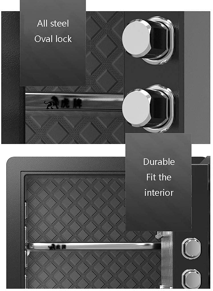Caja Fuerte e ignífuga, Impermeable, Digital, para Dinero, joyería, Documentos, Seguridad, Caja Fuerte para el hogar (W