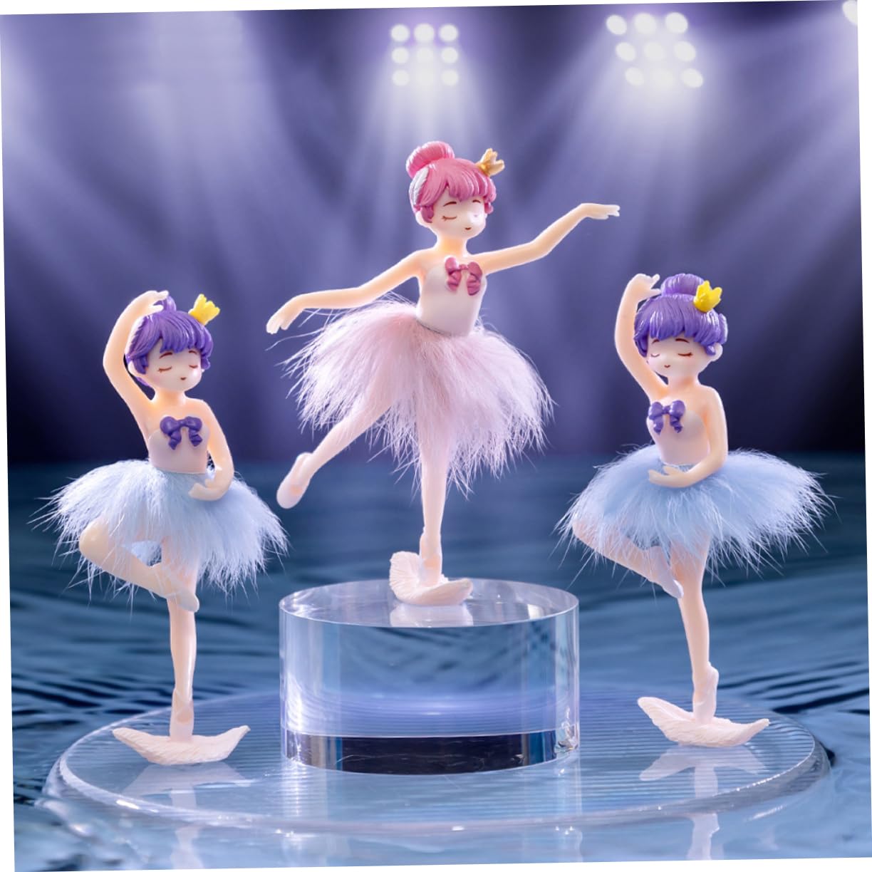 Alasum 16pezzi Decorazione Statue per Topper per e Compleanni e Accessorio per Cake Design