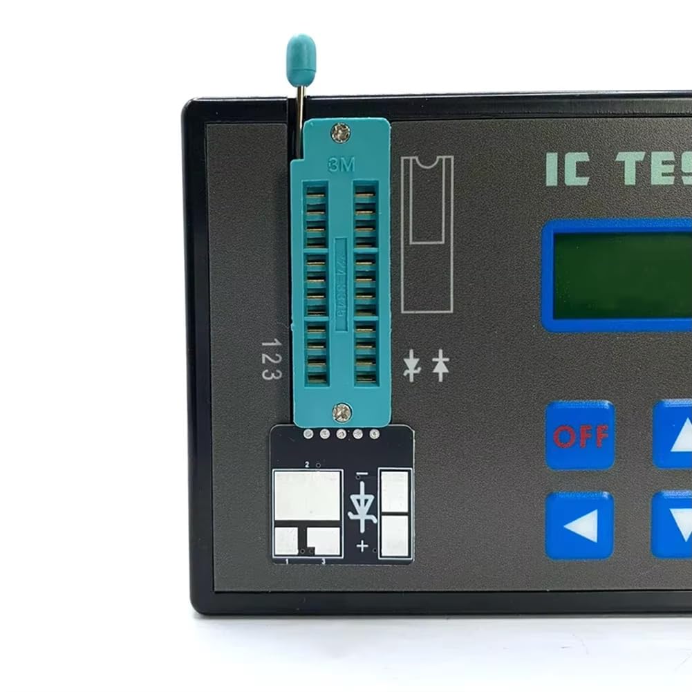 Tester Integrato A LED per Circuiti Integrati, Transistor e Circuiti IC In Generale per Testare Chip Logici 74HC, 74LS, CD40 e 45/145.