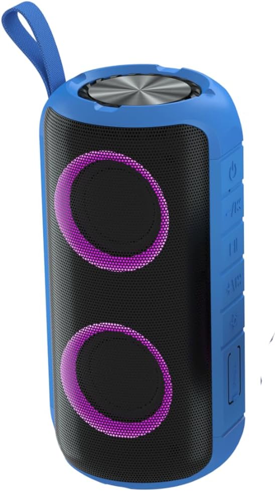 Bluetooth Speaker 5.3, 2025 New Portable Wireless Speaker with 360° Sound, RGB Lights Show, Hand Free Mic, 12H Playtime,IPX7 Waterproof Mini for Home/Party/Outdoor/Beach/Bathroom, Gift Ideas Bluetooth Speaker 5.3, 2025 New Portable Wireless Speaker with 360° Sound, RGB Lights Show, Hand Free Mic, 12H Playtime,IPX7 Waterproof Mini for Home/Party/Outdoor/Beach/Bathroom, Gift Ideas