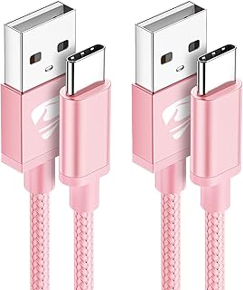 USB C Charger Cable 3M 2Pack Type C Charger Fast Charging 3A Lead Braided for Samsung Galaxy S23 S22 S21 S20 S10 S9 S8 A12 A13 A20e A21s A53 A70,Google Pixel 7 6,Huawei P30 P40,Sony Xperia,Switch,PS5