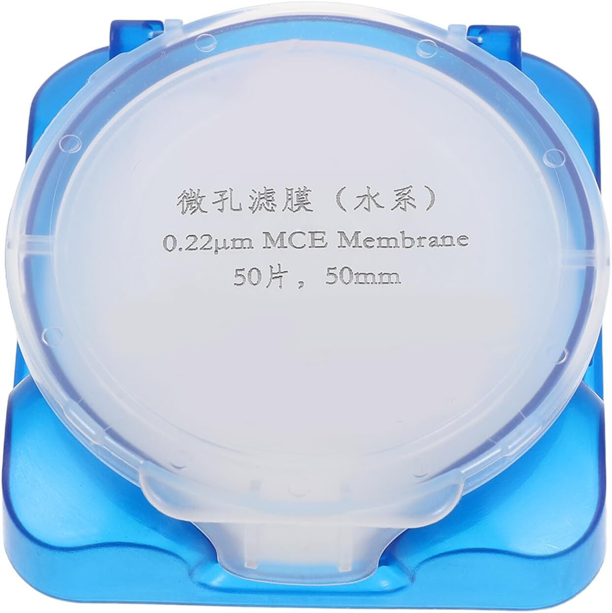 Sosoport 50 Sheets Hydrophilic Mixed Cellulose Membrane Filter Disc 0.22μm with Grid for Environmental Testing and Microbiological Water Sample Filtration