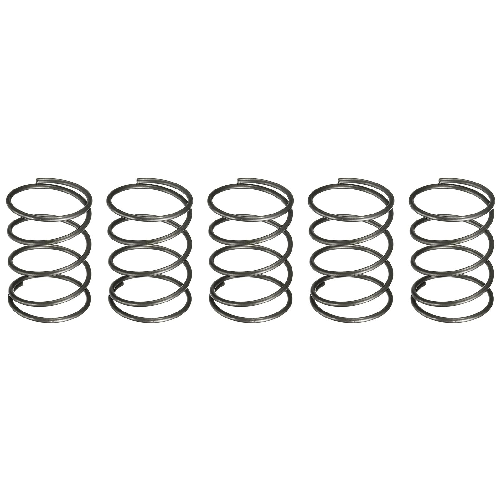 sourcing map Lot de 5 ressorts de compression, diamètre extérieur de 25 mm, taille du fil de 1,6 mm, longueur libre de 35 mm, ressorts de compression mécaniques étendus pour réparations en magasin et