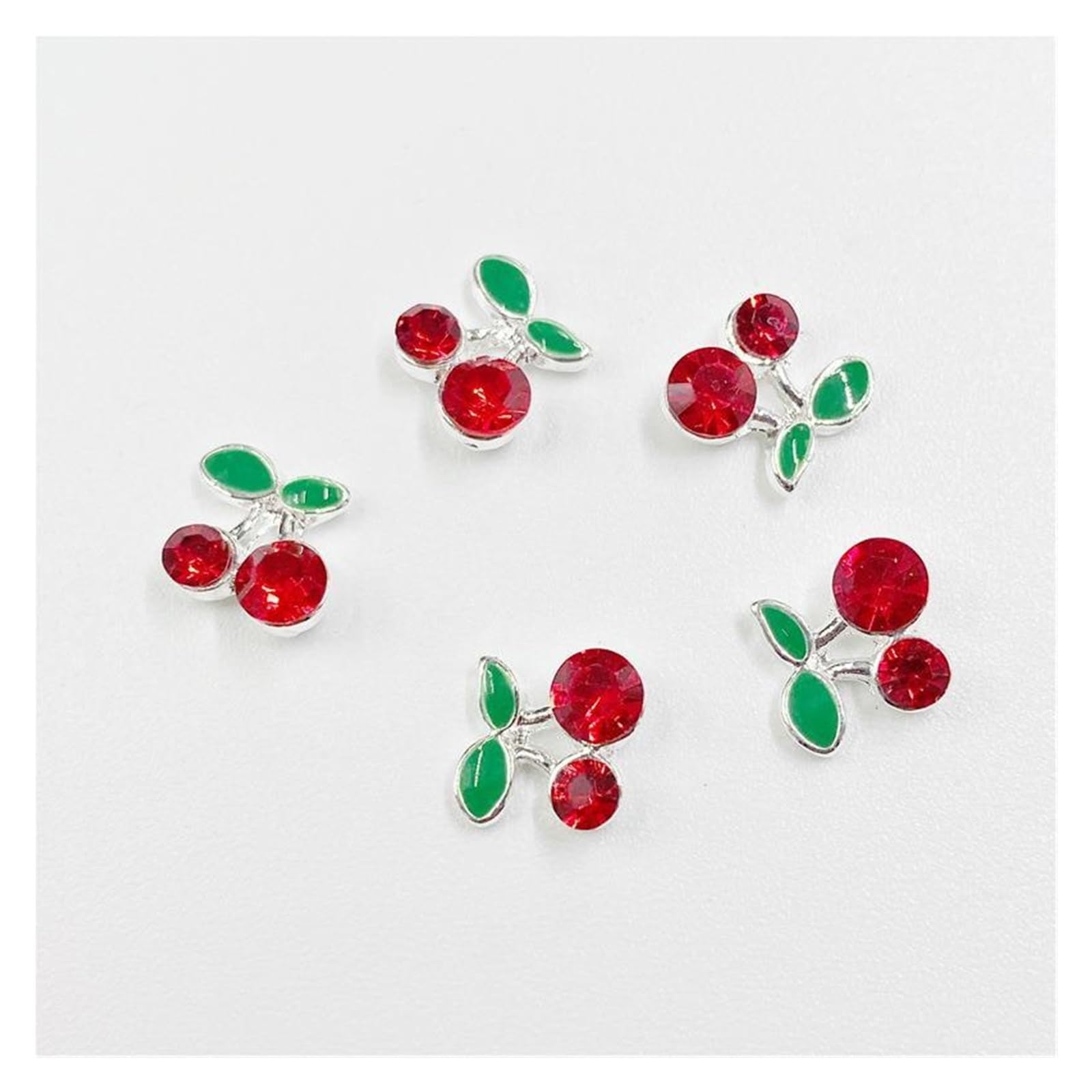 70pcs Mini 4 * 5mm Crystal Butterfly Nail Art Charms 3D Diamond Jewelry Parts Pink Clear Metal Manicure Decoation Rhinestones Gems(Color-07)