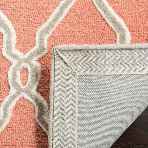 Image of Hand Tufted Wool Carpets Anti Shedding Rug Modern Carpets for Living Room Size 7x10 Feet