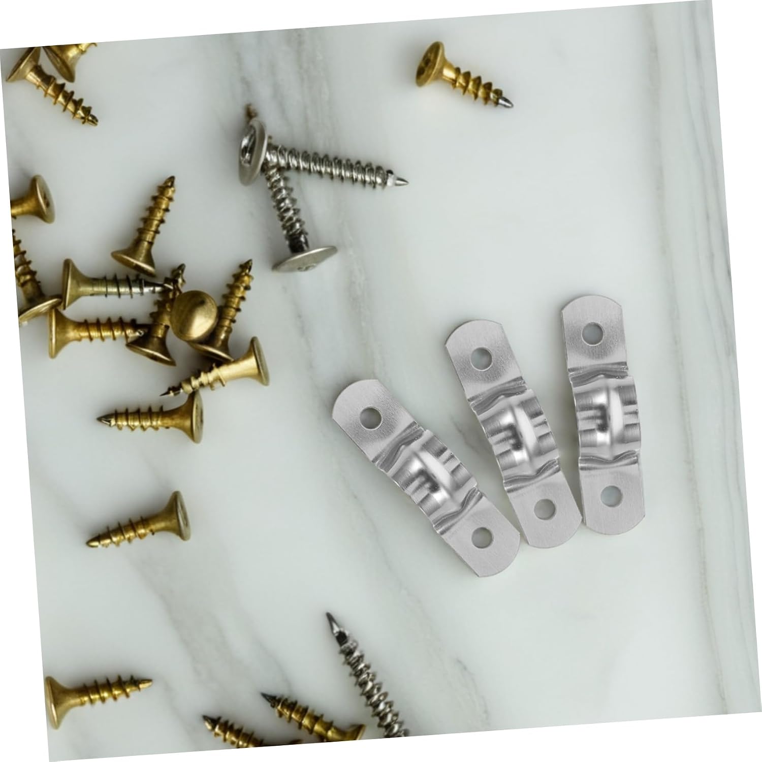 10pcs Stainless Steel Rigid Pipe Strap Clamps for Heavy Duty Outdoor Water Pipe Support Easy to Install Versatile Bracket for Applications
