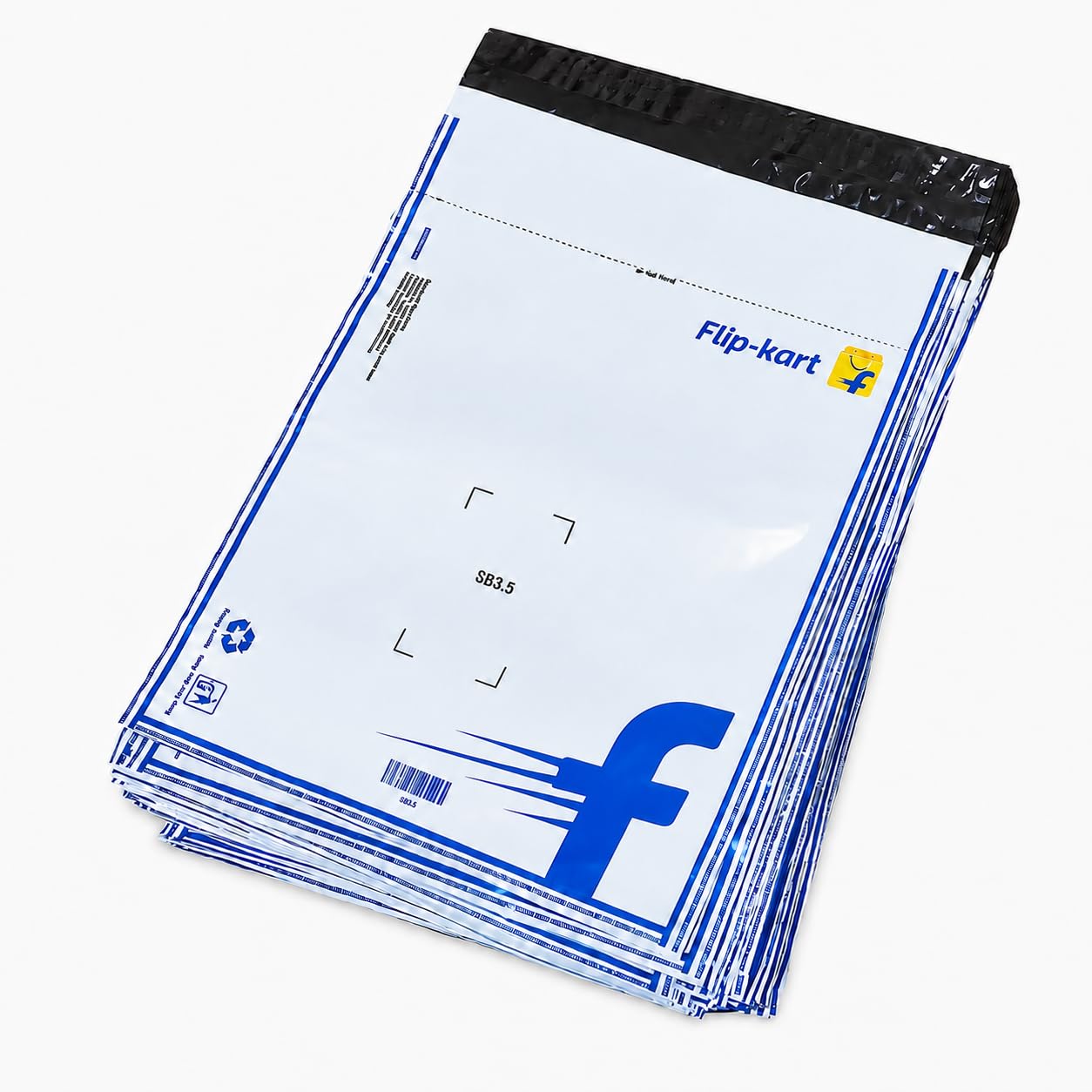 Flip-kart Opaque TOIRA Packing cover Multiple size for E-commerce Delivery | 55 Micron | Waterproof Tear-Resistant | Non-Transparent with QR code | Suitable for Shipping and Courier (50, 6 x 7 inch)-image-23