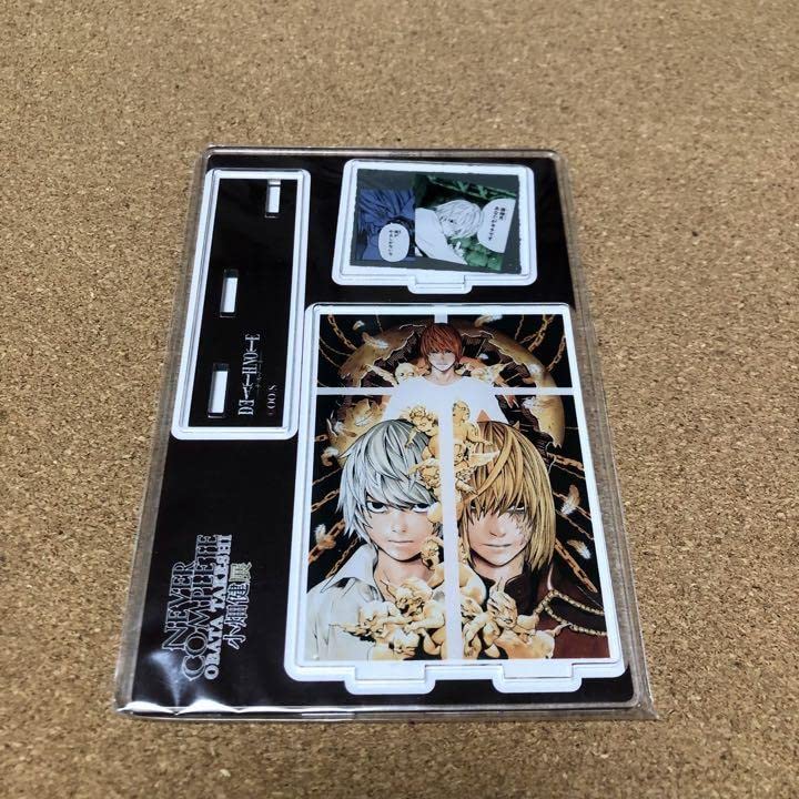 デスノート　アクリル名場面フィギュア　夜神月＆ニア＆メロ　小畑健展 デスノート アクリル名場面フィギュア 夜神月＆ニア＆メロ 小畑