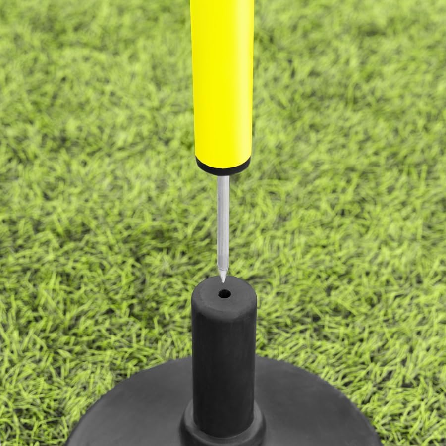 FORZA Piquets de Slalom Ajustables | Pack de 8 Poteaux Réglables pour l’Entraînement de Vitesse et d’Agilité | Football, Rugby et Autres Sports | Plusieurs Couleurs