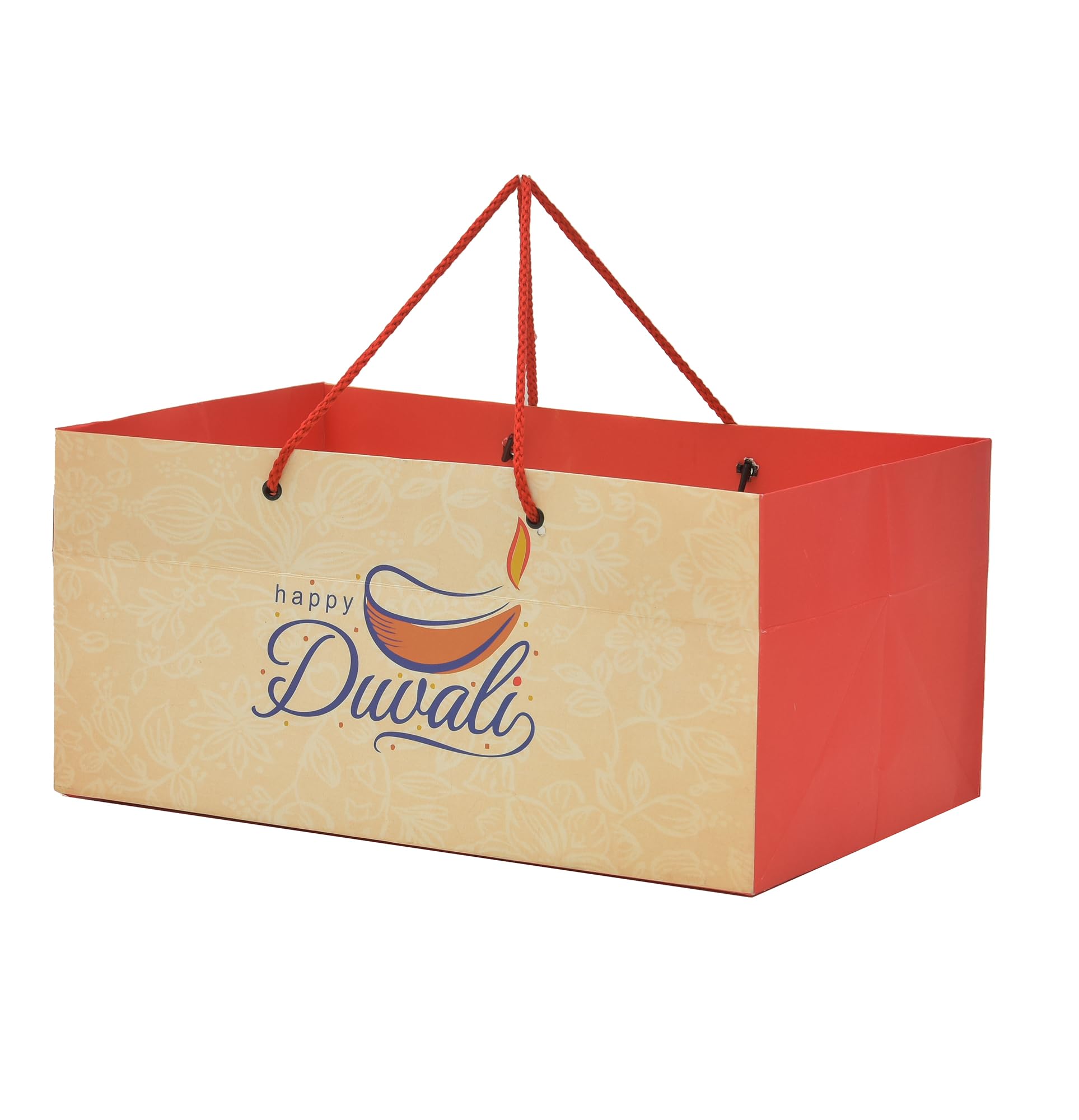 PPJ ® - HAPPY DIWALI (1 DIYA 1 KG SWEET BOX SIZE) - PAPER CARRY BAG (10 PCS), 13 Inch X 8 Inch X 6 Inch for DIWALI RETURN GIFTS/DIWALI PAPER BAGS (Pack of 10) (B0CHP79TH3) Amazon Price History, Amazon Price Tracker