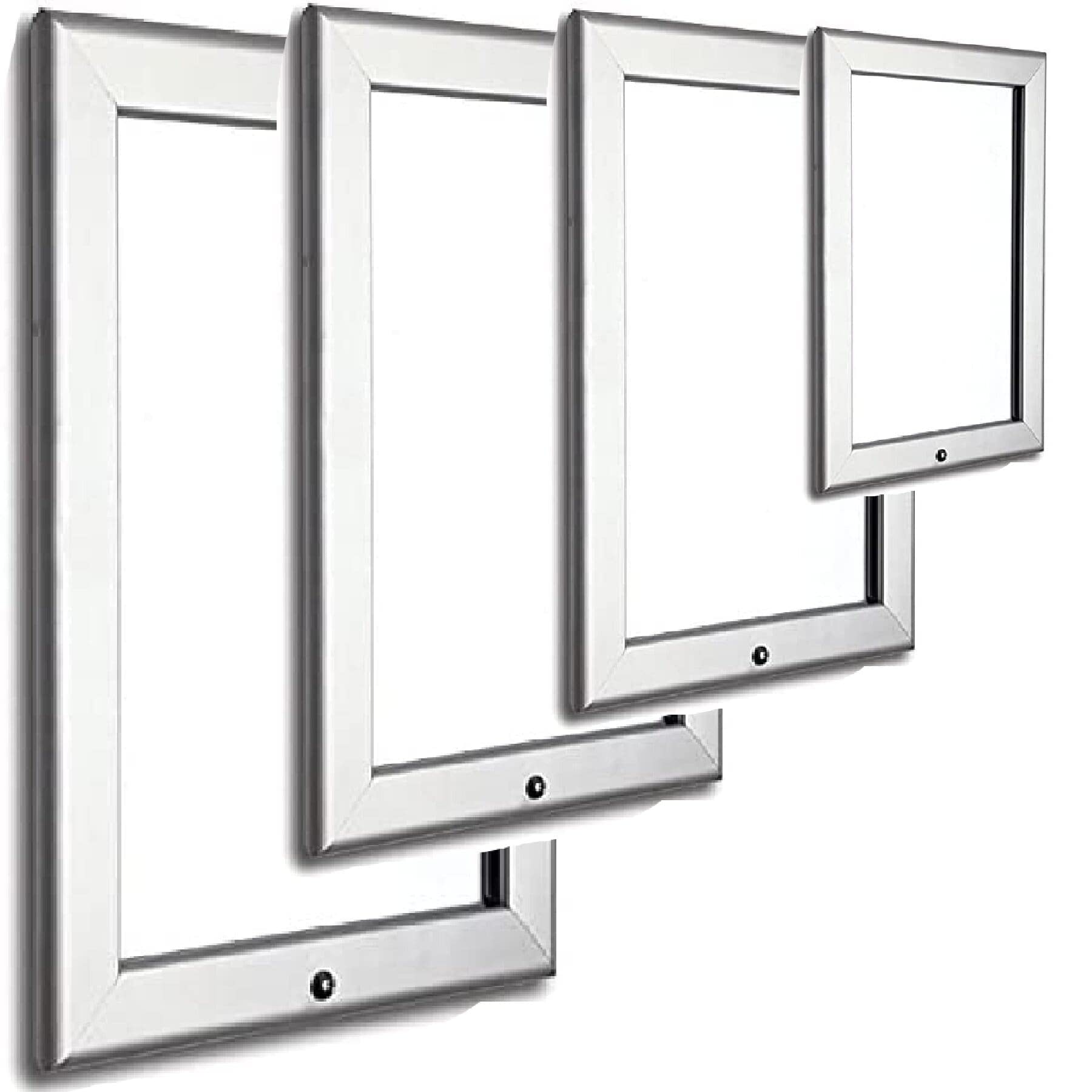 My Shopfittings Silver Aluminium Lockable Outdoor Snap Frames/Poster Holder A1, A2,A3 & A4 Size (A2 (420X594))