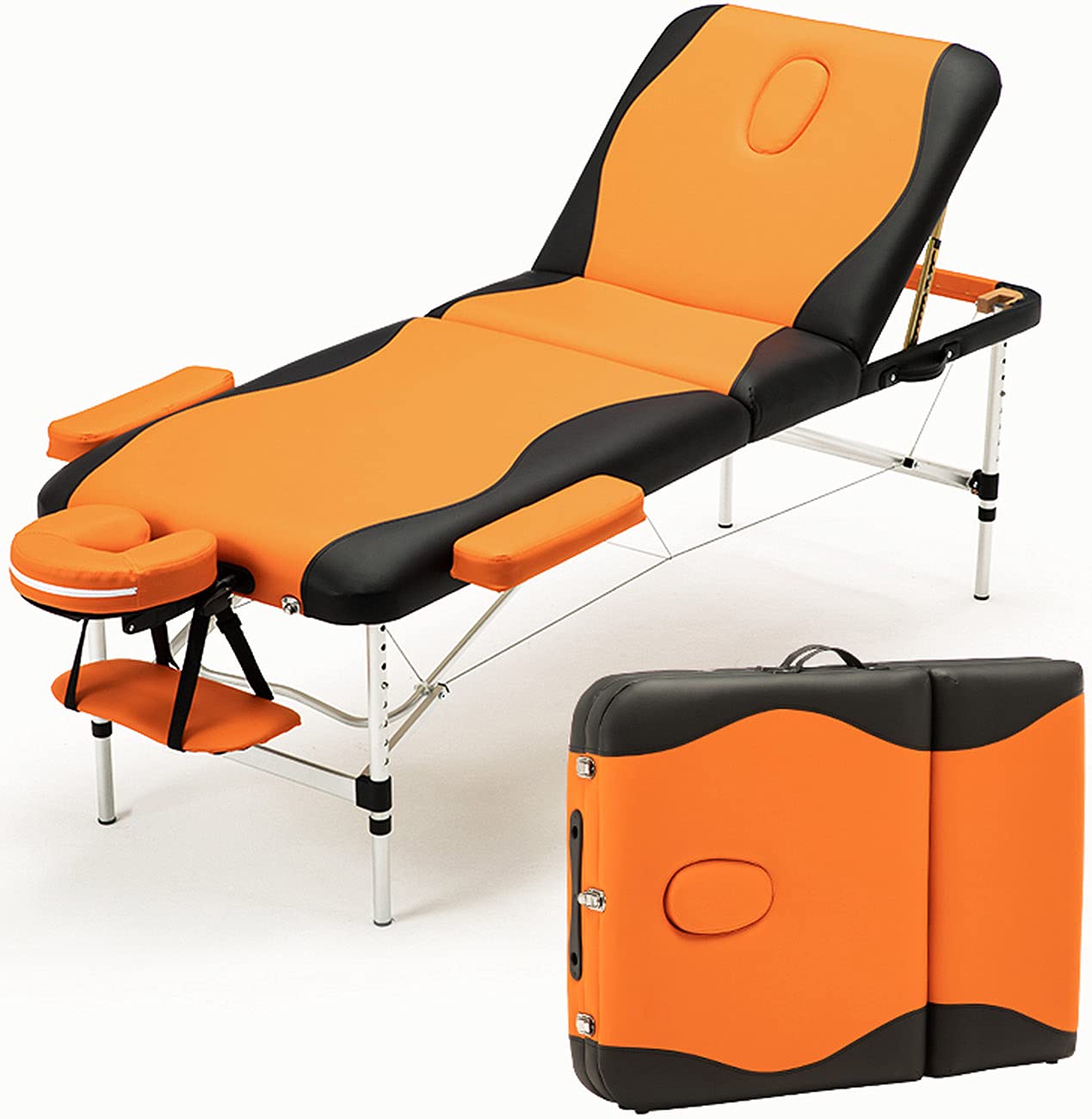 Lettini da Spa, Lettino da Massaggio, Lettino da Estetista, Lettino per Ciglia, Lettino da Massaggio Portatile, Lettino da Massaggio Spa per Il Viso Regolabile in Altezza, (