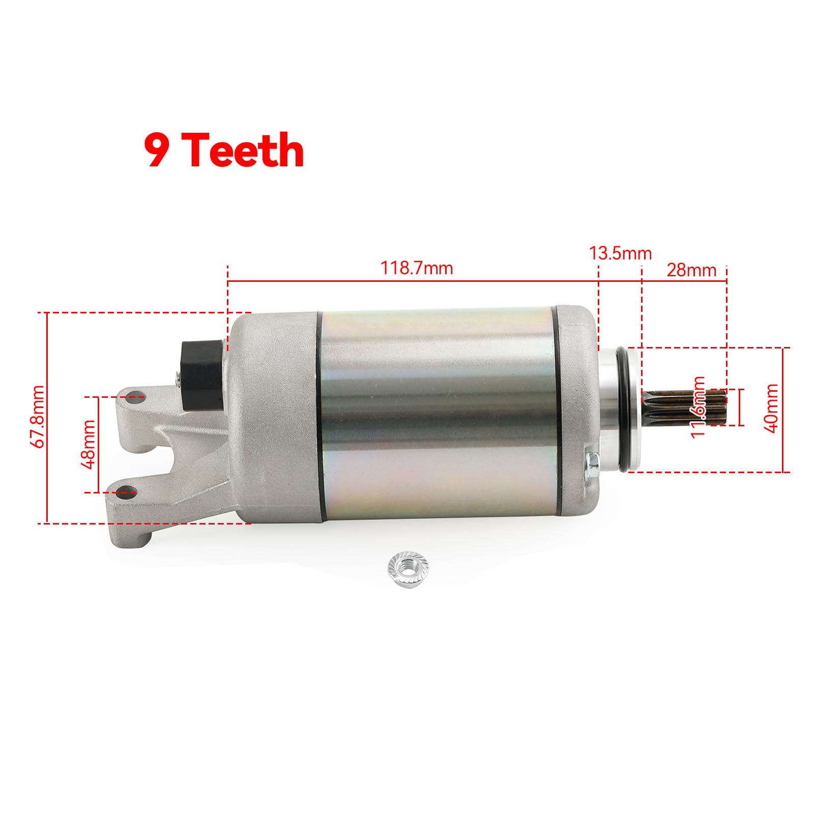 Topteng Electric Starter Apto para 1090/1190/ 1290 ADV SD 14-21 (60440001000/61340001000)
