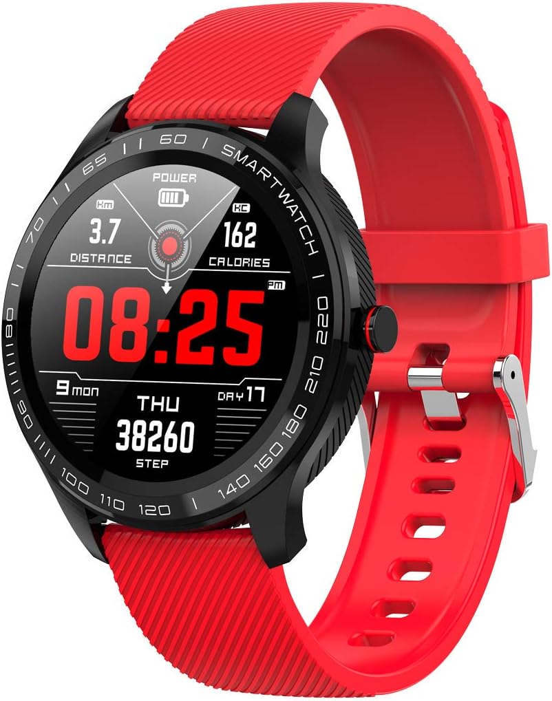 Yocuby Sport Smartwatch for Android iOS Phone, IP68 Waterproof Fitness Tracker Watch with HR Monitor, Step Counter, Calorie Counter Bluetooth Activity Tracker Smart Watch for Men