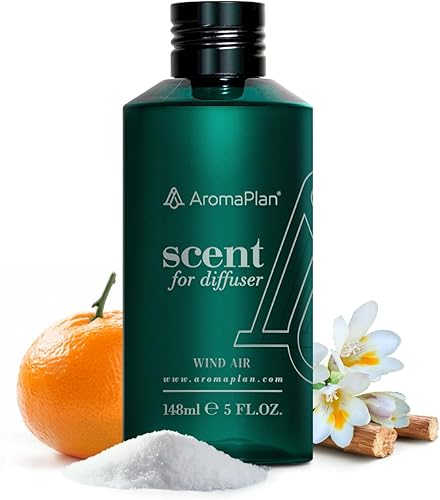 Aromaplan Hotel Scents Wind Air, 5 onzas líquidas, aceite difusor de aroma y fragancia de hotel de lujo para el hogar, aceite difusor de hotel para