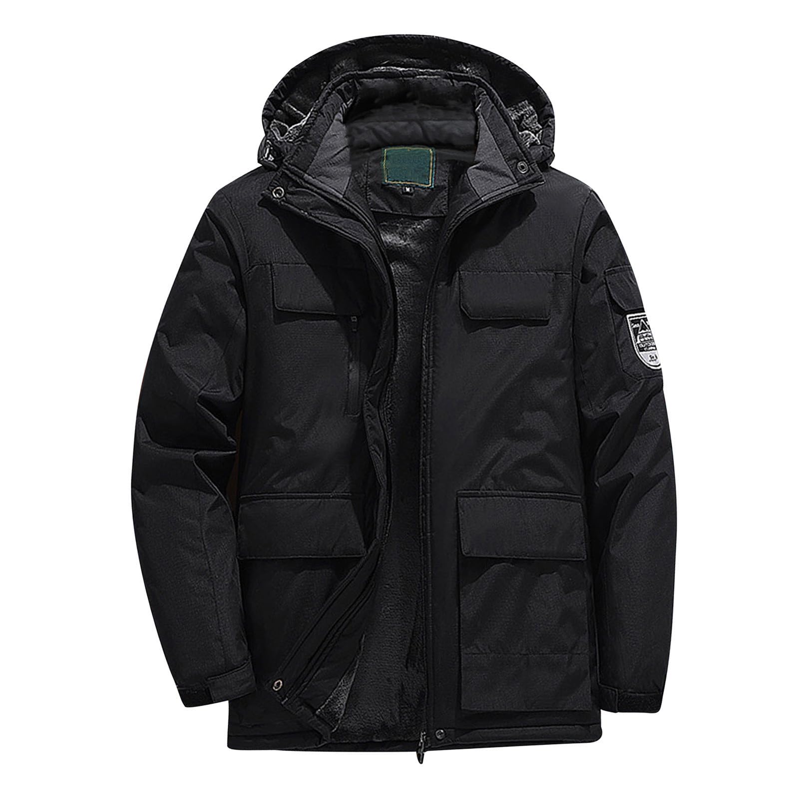 Generisch Chaquetas de Invierno para Hombre Abrigo Talla Grande Esquí Senderismo L 4XL