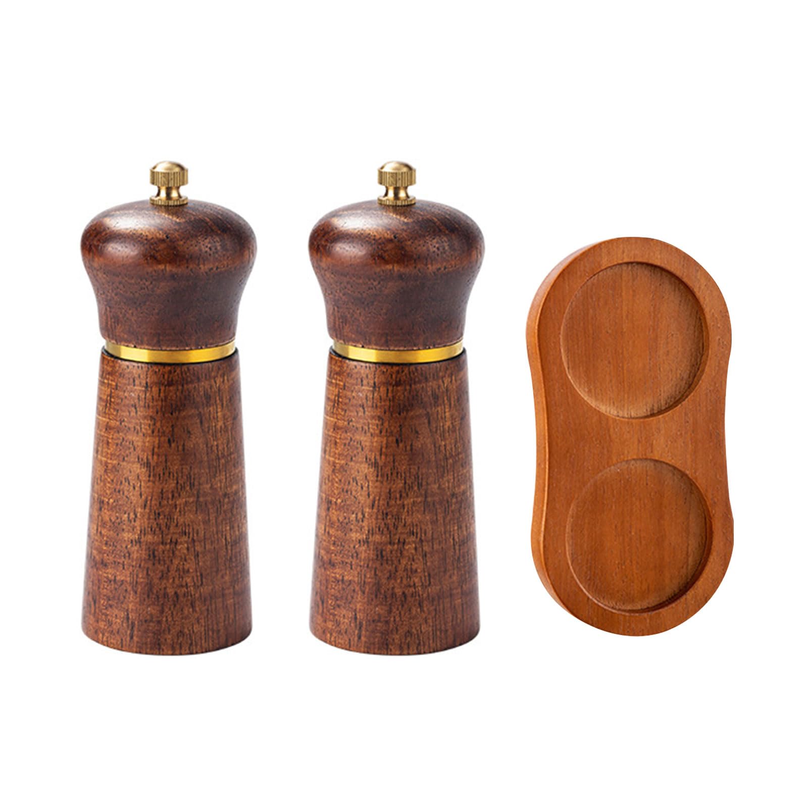 Nucelit Natural Wood Mill Grinding Mechanism for Sea Salts and Black Peppers Mill Hand Operations Spices Grinder Seasoning Tool