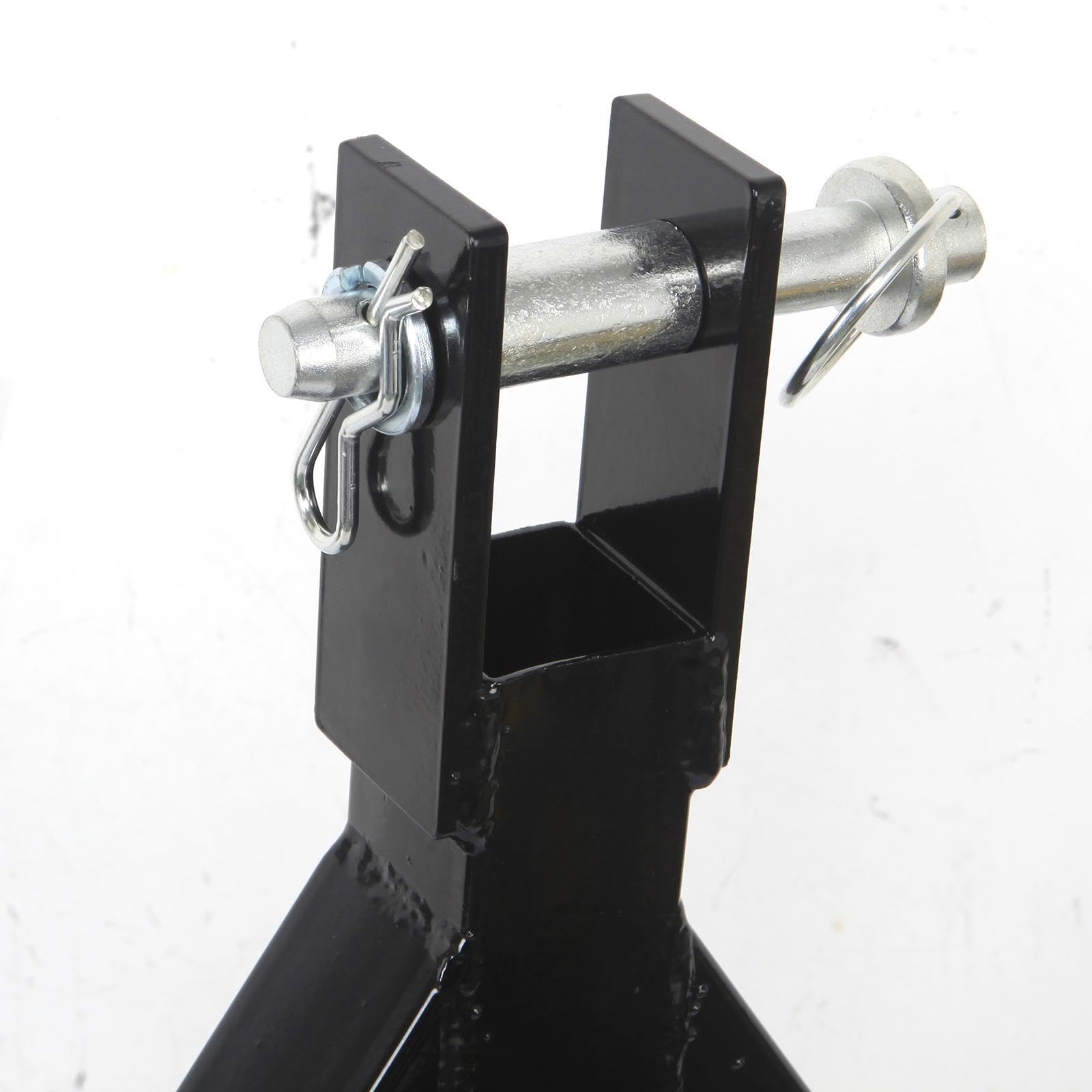 Enganche de remolque de 3 puntos y 2 pulgadas, adaptador de barra de tiro resistente, ajuste seguro para tractores pequeños y grandes, enganche de
