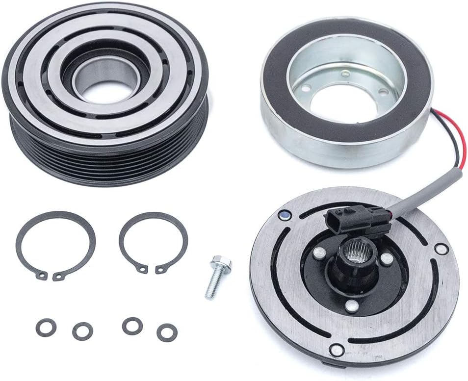 FKG AC Compressor Clutch Assembly Repair Kit 92600JP01C Fit for 2009-2014 Nissan Maxima 3.5L, 2009-2014 Nissan Murano 3.5L, 2011-2014 Nissan Quest 3.5L